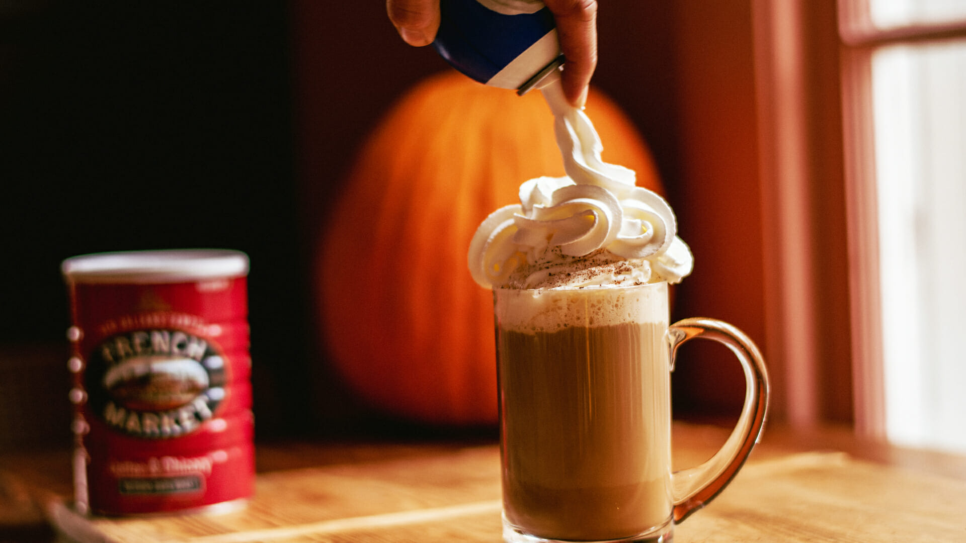 Pumpkin Spice Chicory Coffee Latte - French Market Coffee